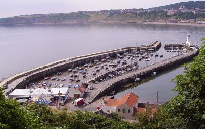 Hafen von Scarborough, Nordengland